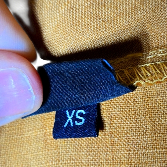 Lisa Bayne Mustard Lagenlook Tunic Dress Size XSmall - Picture 6 of 6